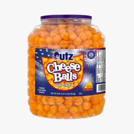 Utz Cheeseball Barrel, 28 oz.